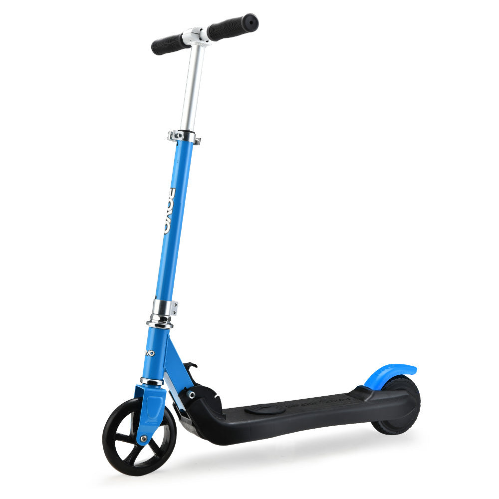 ROVO KIDS Electric Scooter Lithium Ride-On Foldable E-Scooter 125W Rechargeable, Blue